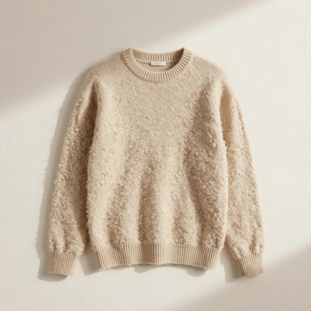 Brushed Alpaca Knit Sweater